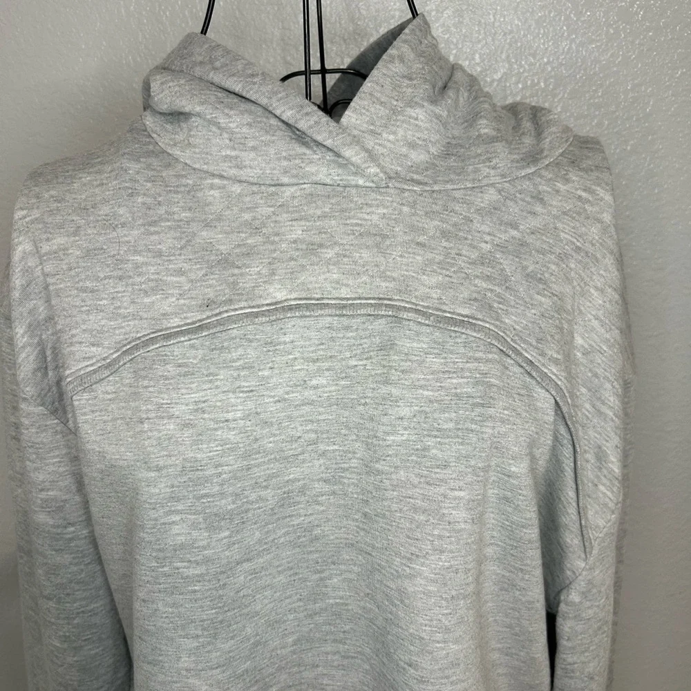 Danskin Light Gray Hoodie Sweater - Picture 3 of 12